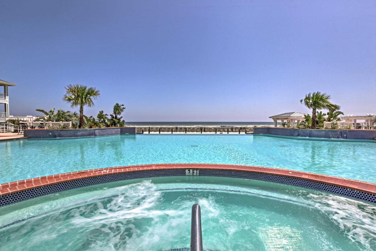 Pointe West Family Retreat Balcony And Ocean Views! Galveston Exterior foto